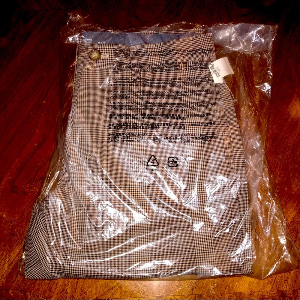 BRAND NEW OLD NAVY MENS PLAID PANTS